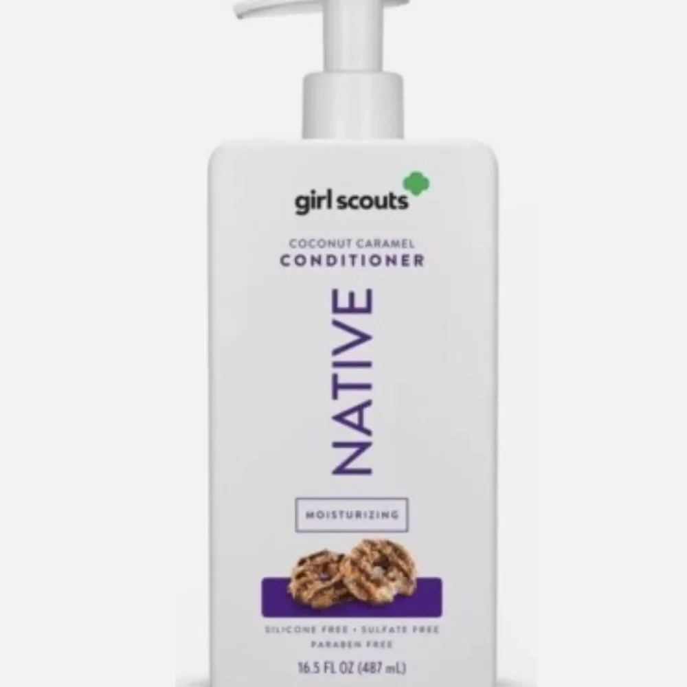 Discontinued Native Caramel Coconut Girl Scout Conditioner or shampoo